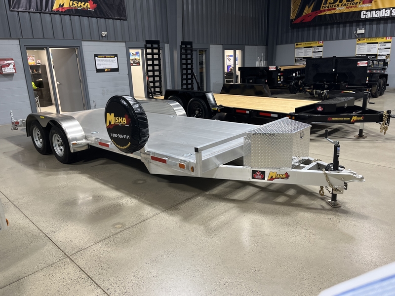 2026 Miska Silver Bullet 16' Aluminum Car Hauler